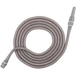 Flexibler Gartenschlauch 18m SECRET DOTS Set mit Sprühdüse Schnellkupplungen SOFT Wasserhahnanschluss 1/2 3/4 leicht WSCH18GYRD