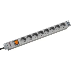 EL 8-FACH 19 MS - Steckdosenleiste, 19", 8-fach mit Schalter