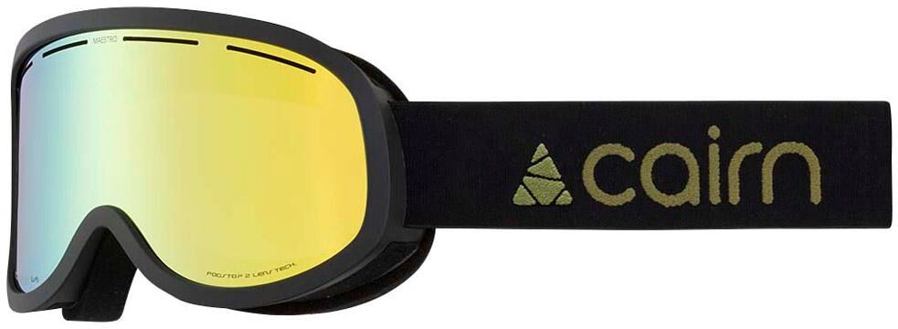 Cairn  - Maestro Mat Black Gold Clx 3000ium - Masque de Ski