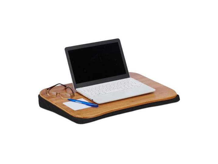 Relaxdays Laptopkissen Bambus