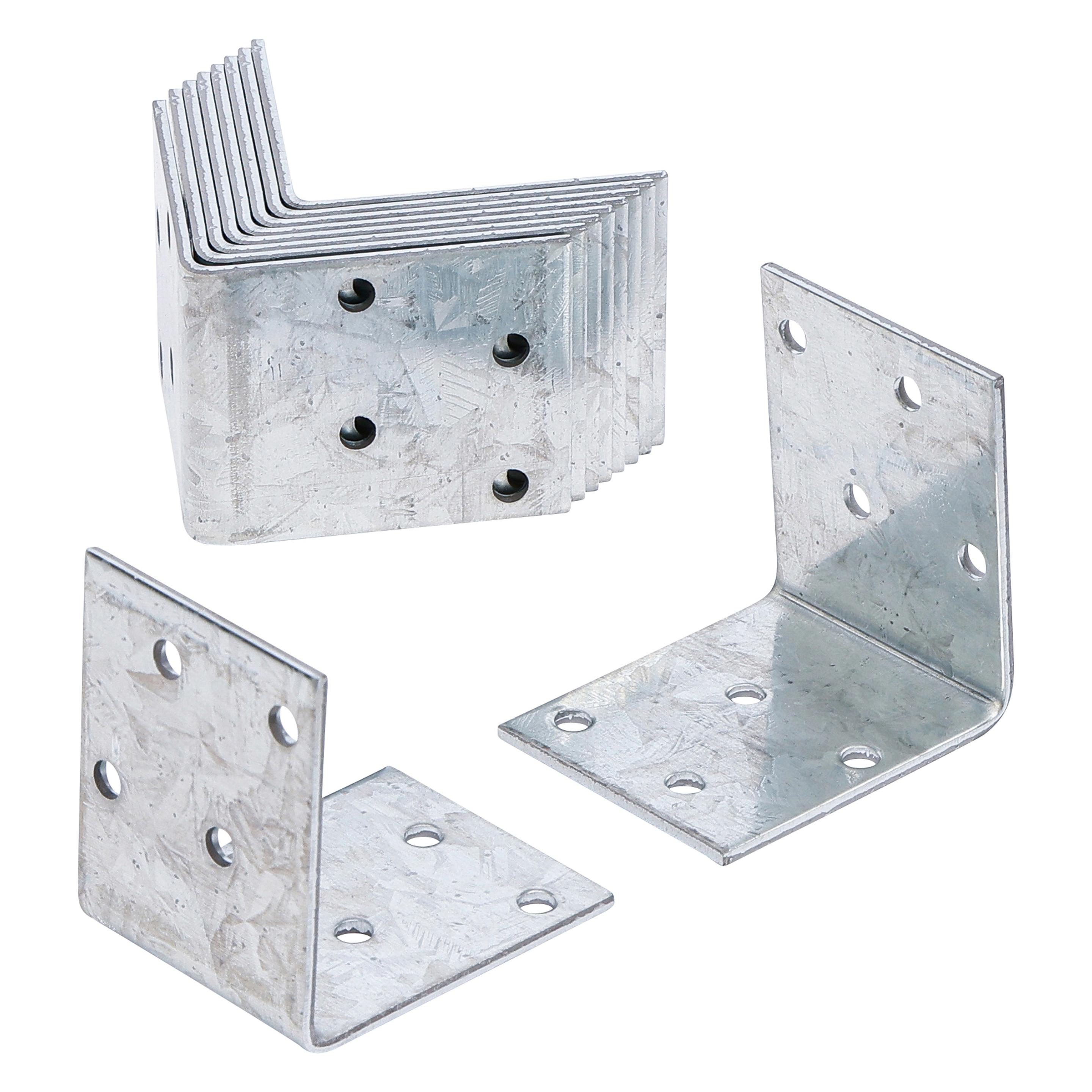 BGS Winkelverbinder 50 x 50 x 40 mm 10-tlg. (Winkelverbinder, 10 Stk.) (80936)