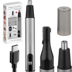 Clatronic Nasenhaartrimmer NE 3144, mit Akku, Ohrhaartrimmer, abwaschbar, mit Scherkopf
