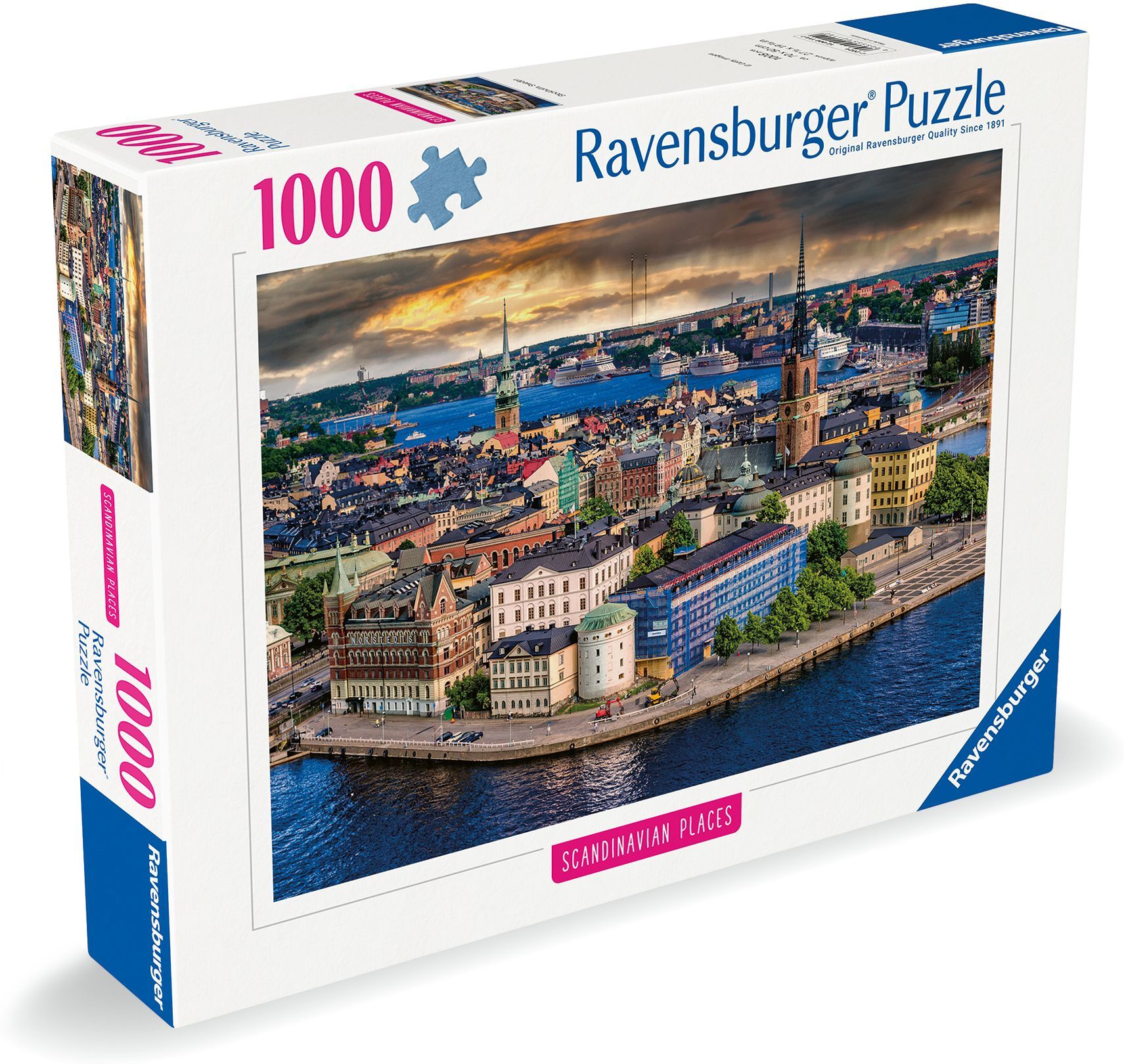 Ravensburger - Puzzle Scandinavian Stockholm Sweden 1000p (12000114)