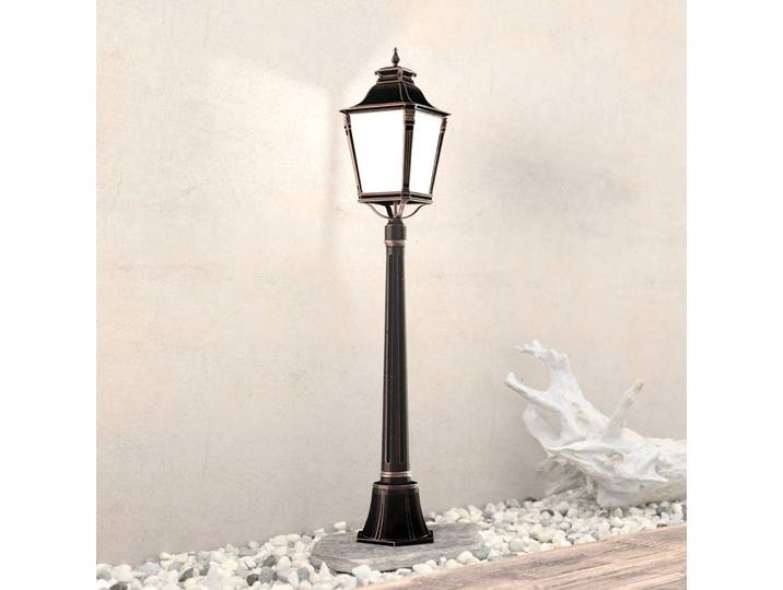 Tuinpadverlichting Aiko, brons / oud-messing, Aluminium, Antiek, Tuinpad verlichting