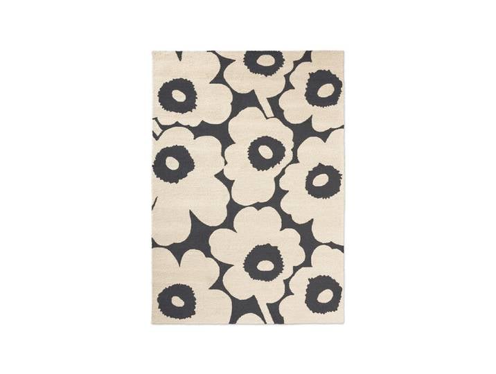 Aussenteppich Marimekko Unikko Brink & Campman grau, Designer Maija Isola, 160x1.1 cm