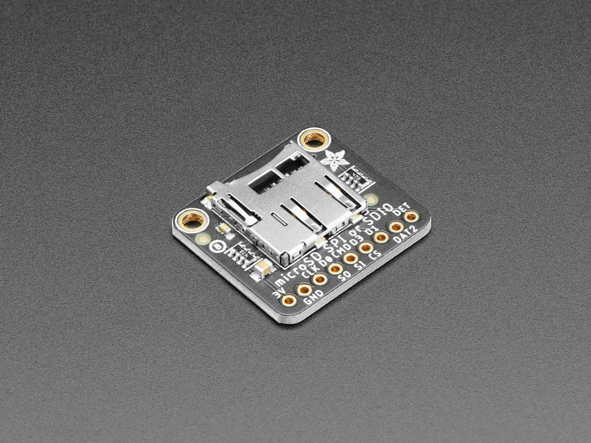 Adafruit Micro SD SPI of SDIO kaart breakout board - 3V - 4682