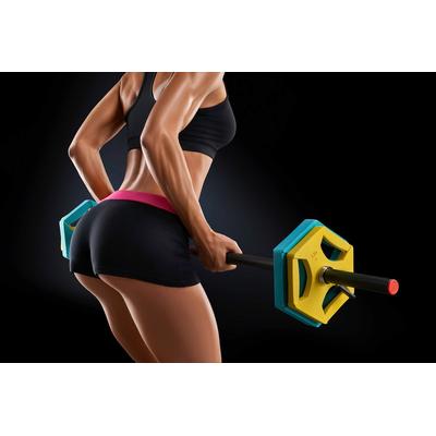 Fototapete PAPERMOON "Fitness Frau", bunt, B:2,5m L:1,86m, Vlies, Tapeten