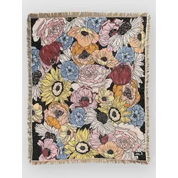 Blue Tomato Tapestry Decke flowers Gr. Uni