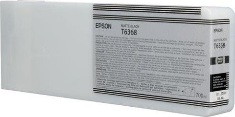 Epson Singlepack Matte Black T636800 UltraChrome HDR, 700 ml, Schwarz, Tinte auf Pigmentbasis, 700 ml, 1 Stück(e), Einzelpackung