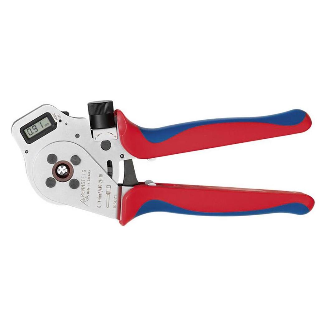 Rennsteig Crimpzange Gedrehte Stift- und Buchsenko (230 mm) (8763 0000 61)