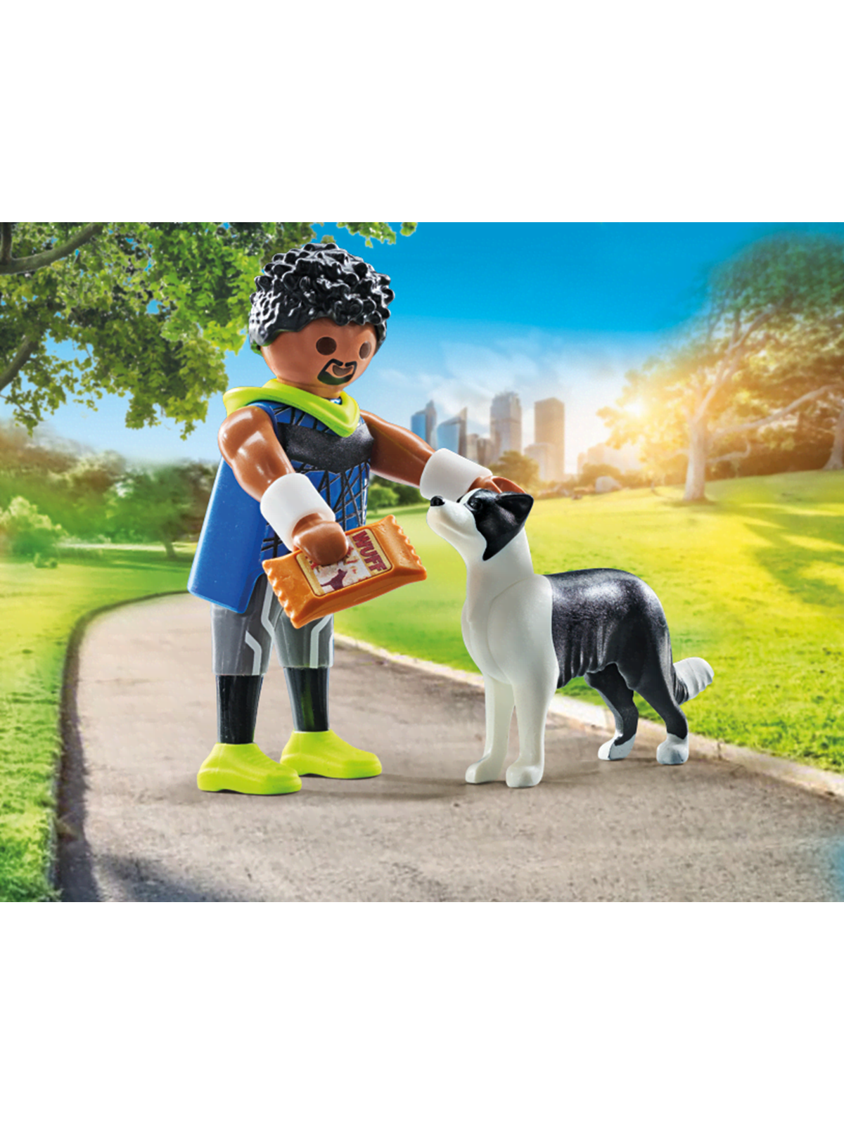 Playmobil Jogger mit Border Collie