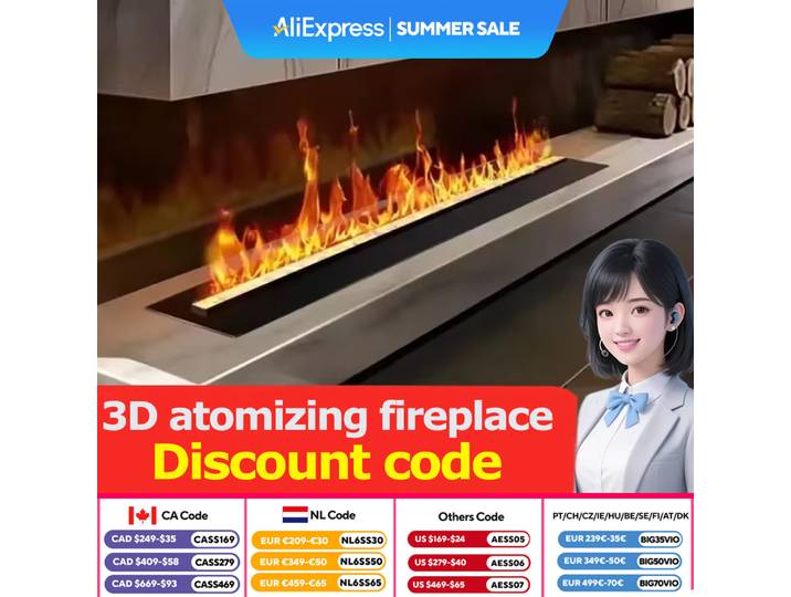Foyer électrique intelligent à vapeur et flamme LED cheminée décorative feu automatique silencieux vapeur d'eau 3D garantie 5 ans 3D Simulation cheminée électrique feu de cheminée salon cheminée à