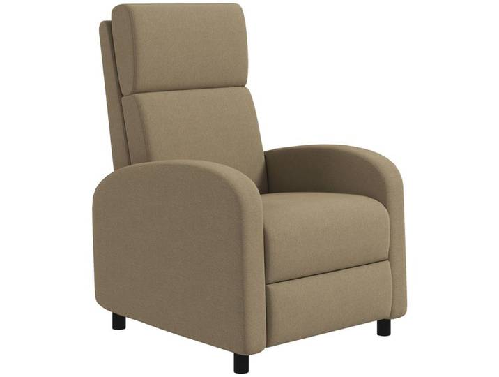 LIA Fauteuil relax fauteuil inclinable salon fauteuil de relaxation - dossier réglable jusqu'à 160° repose-pieds intégré