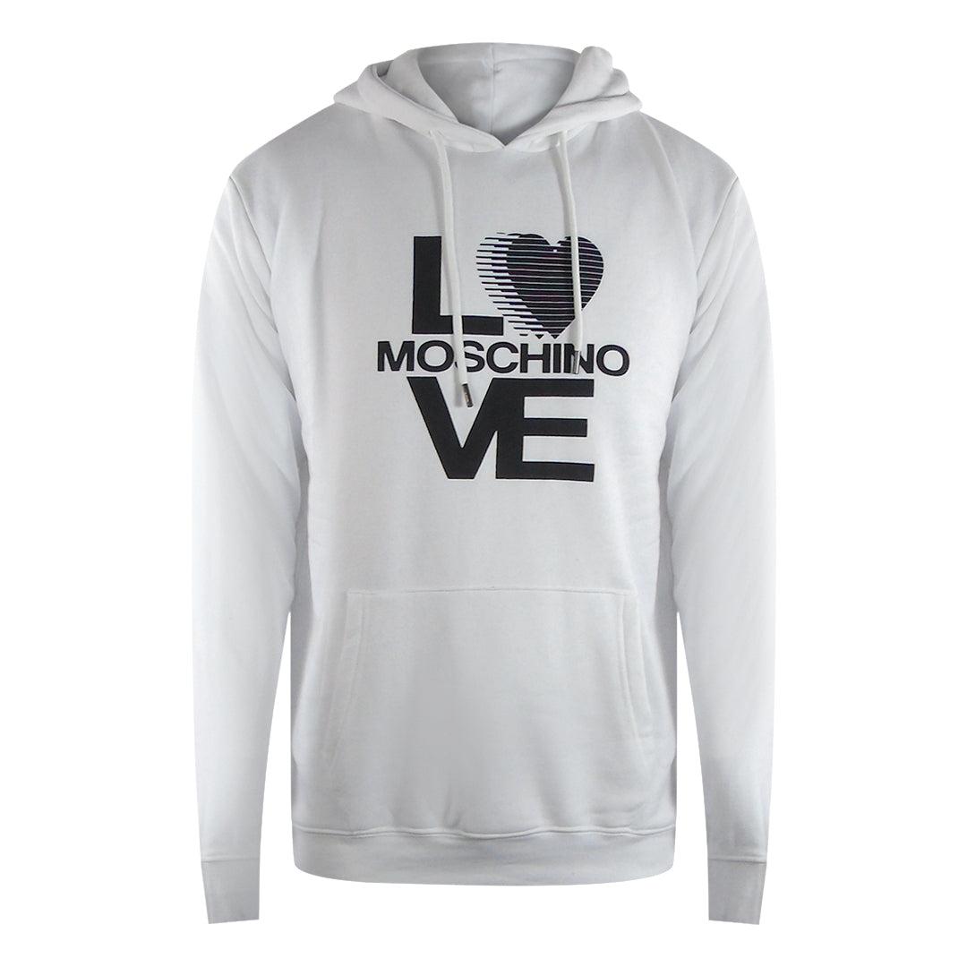 Love Moschino Bold Love Logo Witte Hoodie