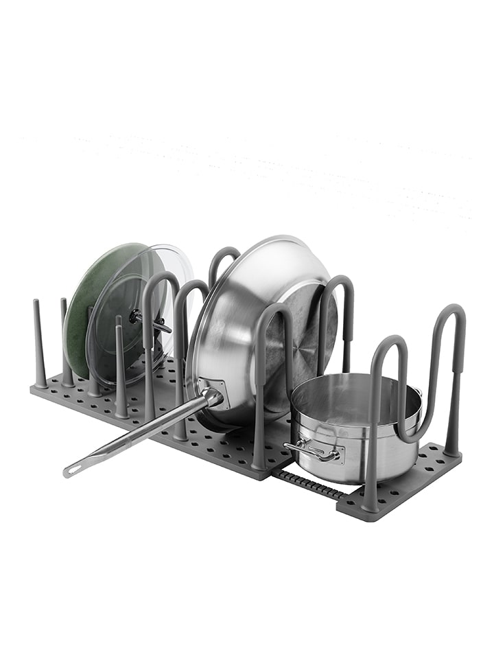 umbra Kochgeschirr-Organizer ''Peggy'' in Grau - (B)54,5 x (H)10 x (T)15 cm - onesize