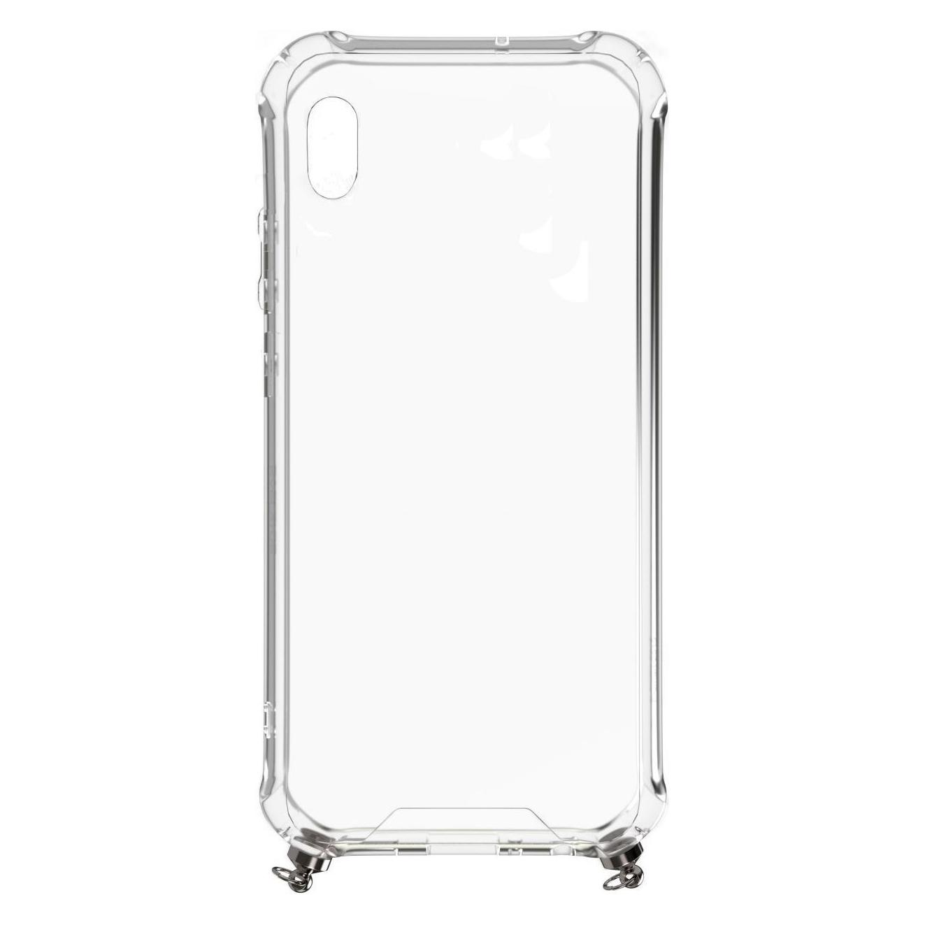 Evelatus Galaxy A10 Silico ne TPU Transparent with Necklace Strap (EVELATUS)