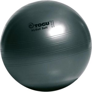 Togu Gymnastikball MyBall Soft, Ø 65 cm, anthrazit, belastbar bis 500 kg