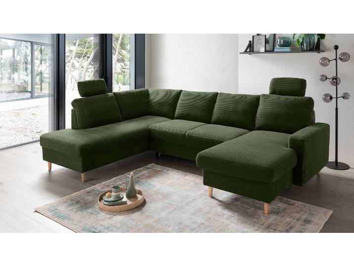 Wohnlandschaft U-Form Cord