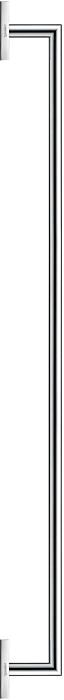 Duravit Karree Badetuchhalter 0099601000 86,8 x 7 cm, chrom