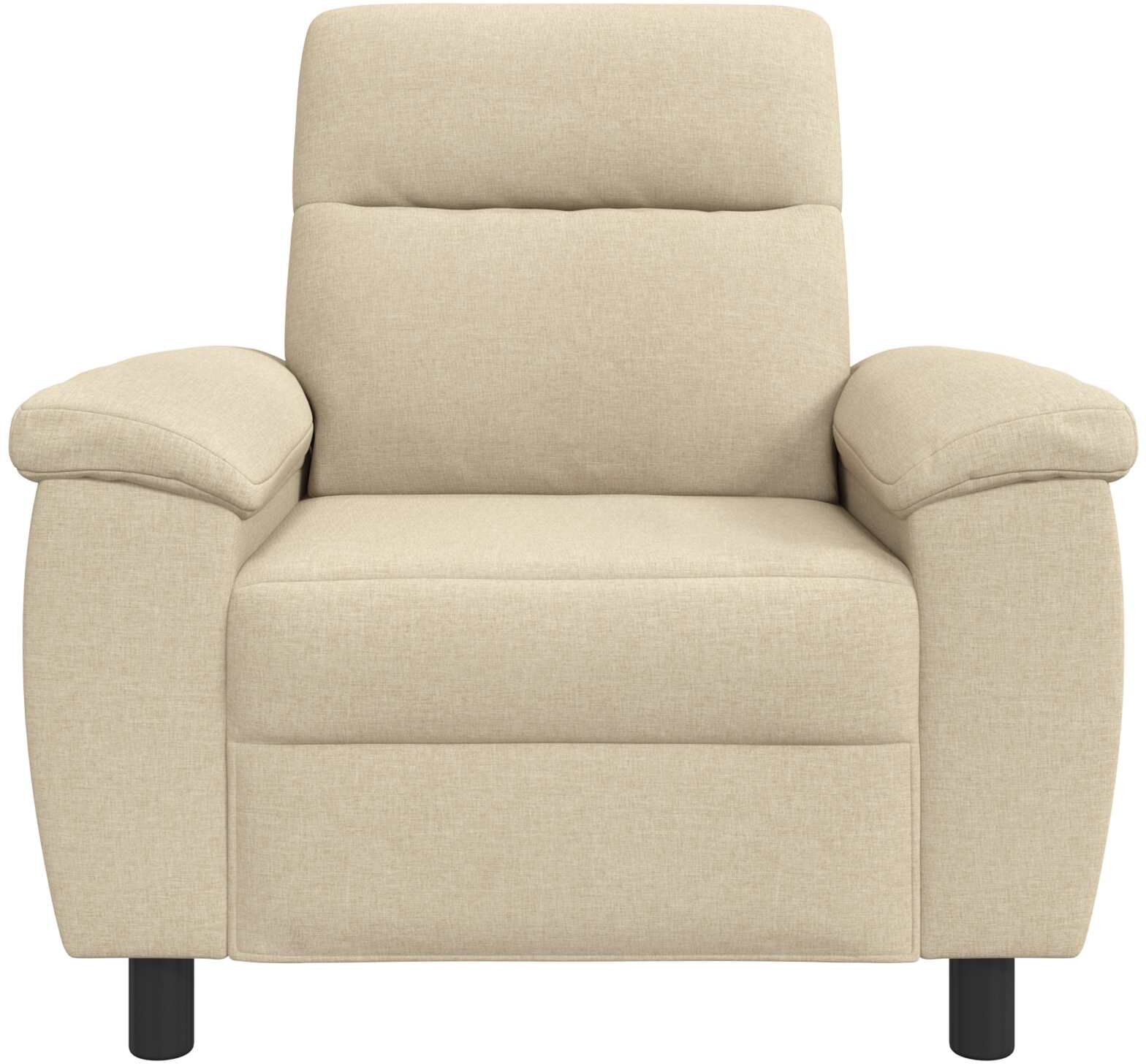 vidaXL Canapé Crème 95 x 90 x 95 cm Tissu