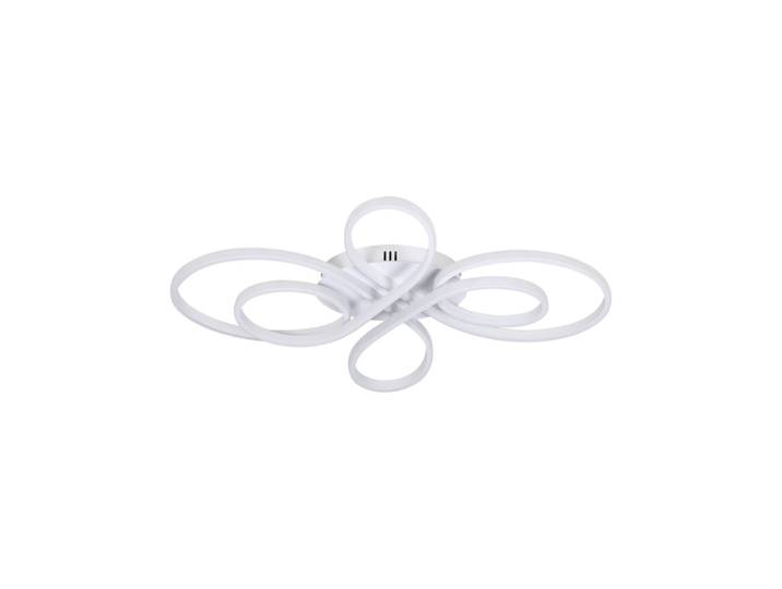 Alvira ii - plafonnier led en métal, coloris blanc, l 80 cm