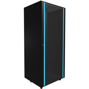 Extralink Netzwerkschrank Standard, EX.14459, 19 Zoll, Standschrank, 1400 kg, 800x2000x800 mm, schwarz, 42 HE