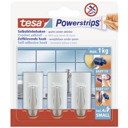 tesa POWERSTRIPS® Klebehaken Small Trend Chrom (matt) Inhalt: 3 St. 57544-00010-20