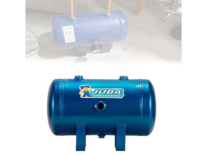 MLYAYE lufttank Luftkompressor-Reservetank 100 80 L 60 50 40 30 25 15 10 6 5 3 Liter, Industrielle Multiport-Luftreservoir-Lagertanks Für Traktorreifen/LKW/Auto, Mit Armaturen(10L(A)/2.6Gal)