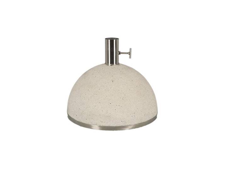 Betonschirmständer ESSCHERT DESIGN Granito Granit 31,5 kg , beige (dunkelgrau, weiß), B:35,5cm H:25,5cm T:35,5cm, Edelstahl, Granit, Schirmhalterungen, Betonschirmständer