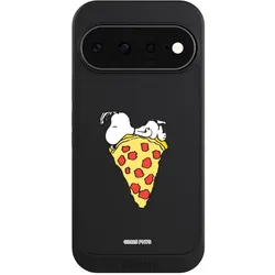 Nivocase Hülle für Google Pixel 11 Handyhülle NIVOcore Case Schwarz Pizza Peanuts Snoopy (Google Pixel 11), Smartphone Hülle, Schwarz
