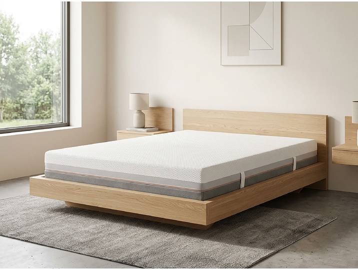 Tonnentaschenfederkernmatratze Grace 100 x 200cm H3 Jersey Weiß