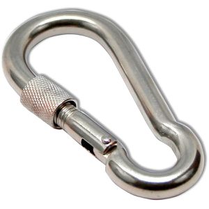 PRIOstahl Karabinerhaken 279, Edelstahl, 40x4mm, klein, Tragkraft 270kg