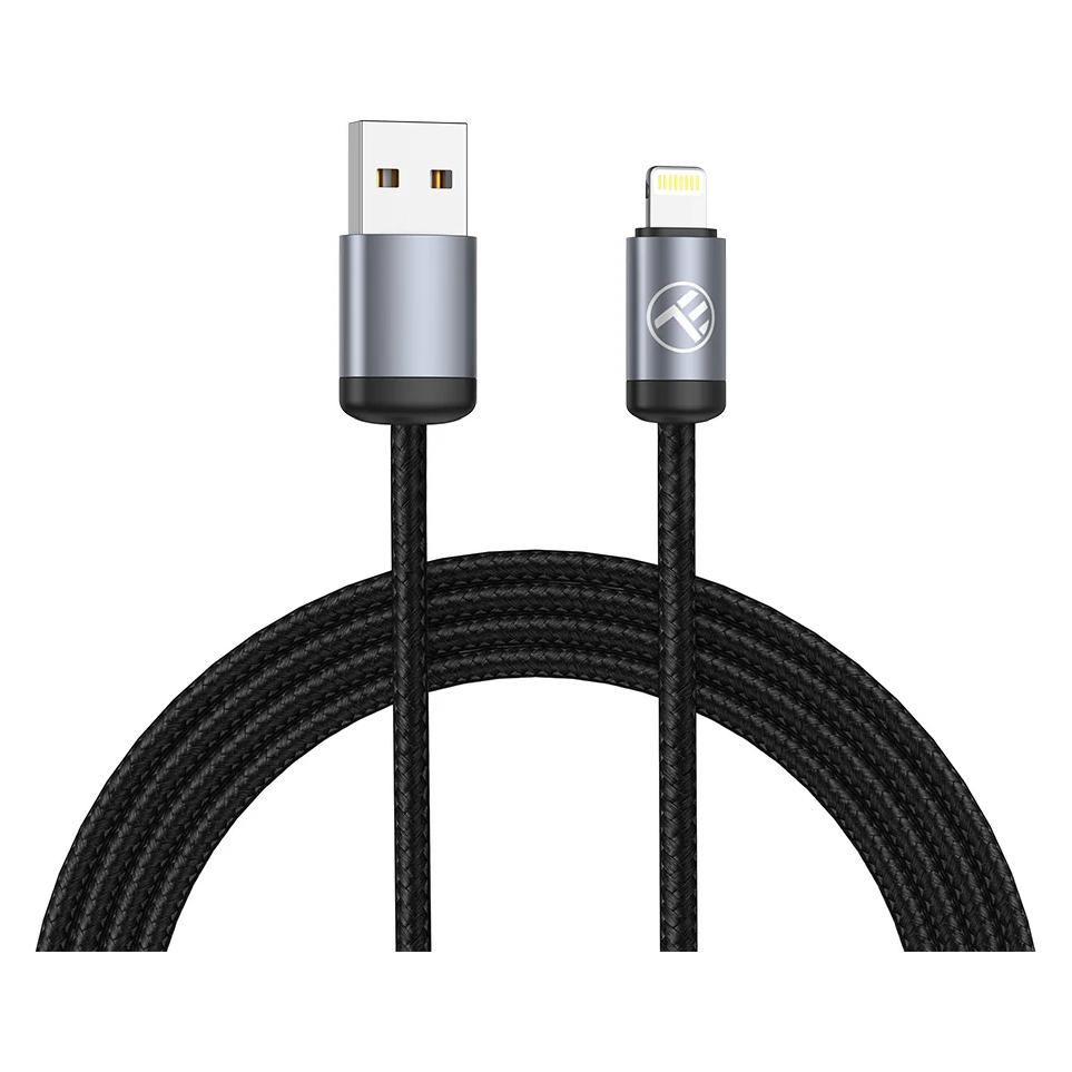 Tellur Minimalist USB to Lightning Cable 3A 1m Black (1 m, USB 2.0) (TLL155761)