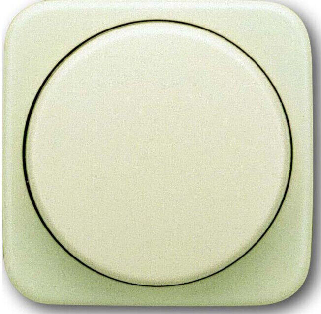 Busch-Jaeger Rosace centrale blanche pour variateur rotatif encastré 2115/11-212-500 (2CKA006599A3033)