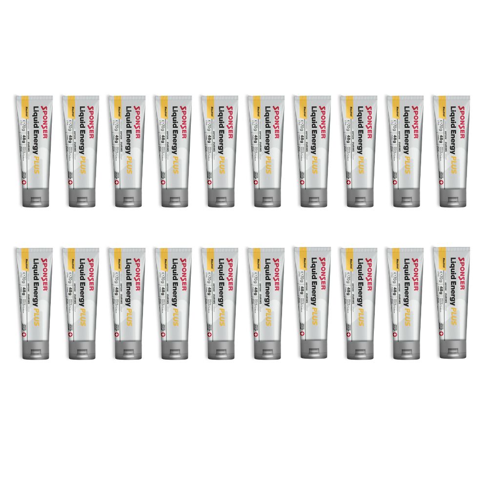 20x Sponser Liquid Energy Plus 20x70 g Gel
