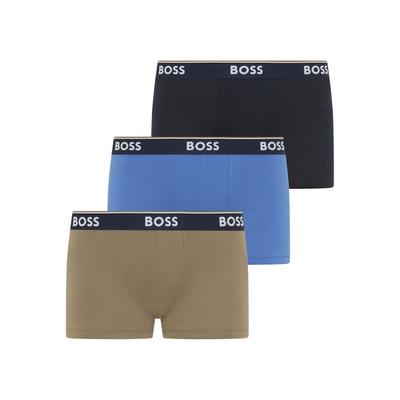 BOSS Packung, 3 Stk. aus Stretch-Baumwolle mit Logo-Bund, mittlere Bundhöhe