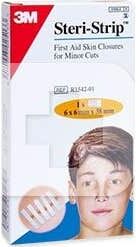 NEXCARE Steri Strip tiras de sutura cutánea 38mm x 6mm 20uds