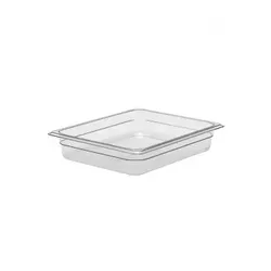 Gn 1/2 Behälter Cm 26,5x32,5 H 6,5 Polycarbonat ohne Deckel P12065