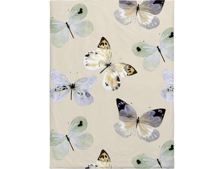 Duvetbezug Mirana beige Tiermuster Baumwolle 160 x 210 cm