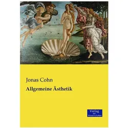 Allgemeine Ästhetik, Fachbücher von Jonas Cohn