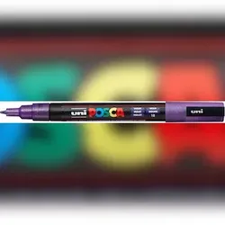 uni-ball Pigmentmarker POSCA PC-3ML Glitter, violett