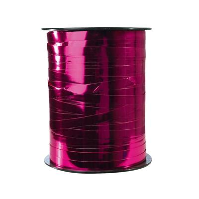 Clairefontaine Spule Geschenkband, Metallic, 7mm x 250m - Zyklamenrot 602008C