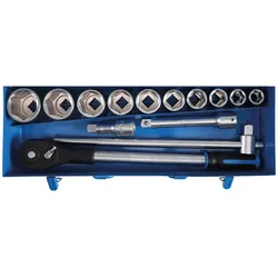 BGS Steckschlüssel-Satz 20 mm (3/4") 14tlg. - 1206