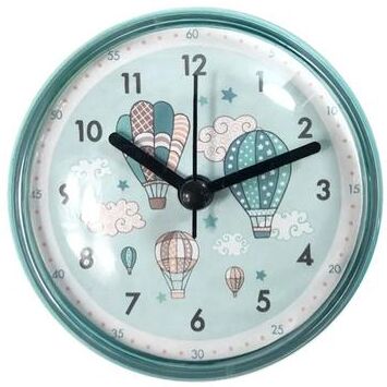 Uplift Essentials Mini Suction Cup Waterproof Bathroom Clock sky Blue