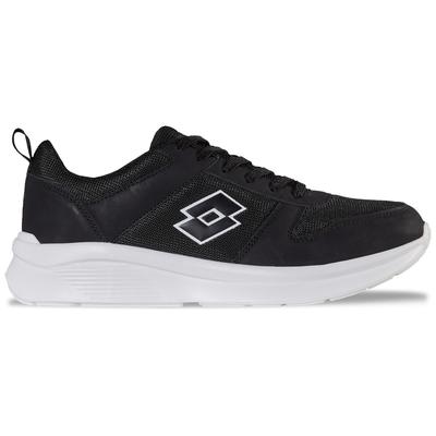 Sneaker LOTTO, Herren, Gr. 37, schwarz-weiß (schwarz, weiß), Kunstfaser, Synthetik, Mesh, Schuhe Sneaker, - besonders leicht & bequem