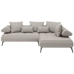 Ecksofa Seledo Stoff Beige Sand