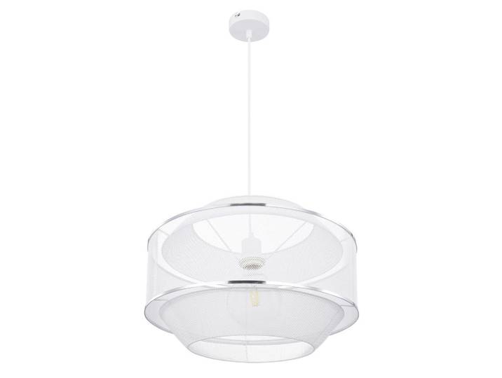 Globo Hängeleuchte, Chromfarben, Weiss, Metall, 45x150x28 cm, Lampen & Leuchten, Innenbeleuchtung, Hängelampen, Pendelleuchte