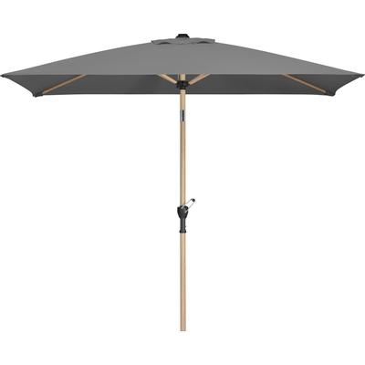 Marktschirm SCHNEIDER SCHIRME "Cordoba", grau (anthrazit), Bespannung: 100% Polyester, Standschirme