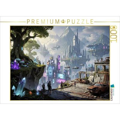 CALVENDO Puzzle Wo Welten erwachen. | 1000 Teile Lege-Größe 64x48cm Foto-Puzzle für glückliche Stunden
