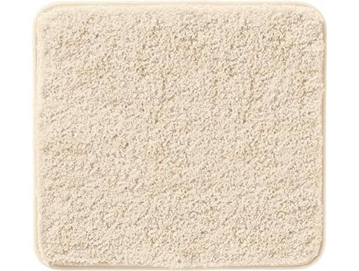 Erwin Müller WC-Vorlage, WC-Matte Rhodos Uni ohne Ausschnitt, rutschhemmend Natur Größe 50x55 cm - ultraweich, extrem saugfähig, flusenarm